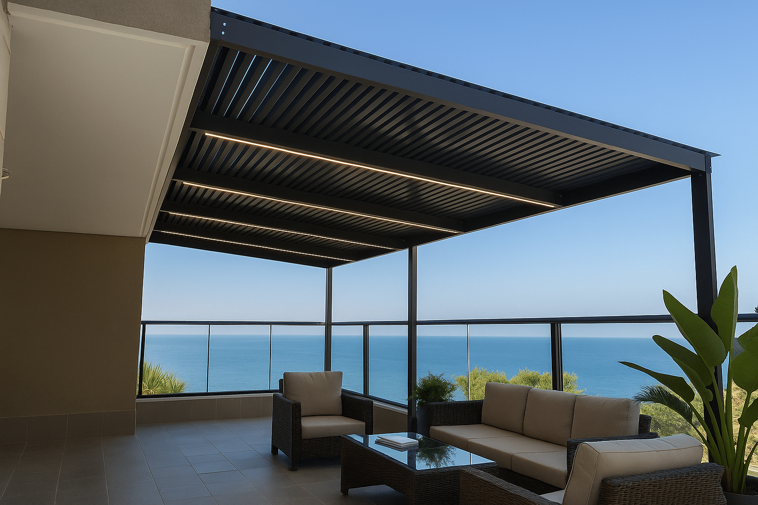 פרגולת אליומינום